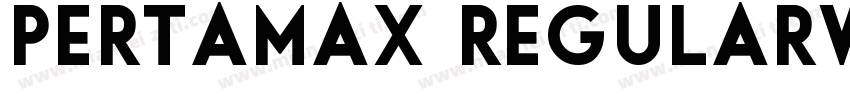 Pertamax RegularVersion 1.00字体转换